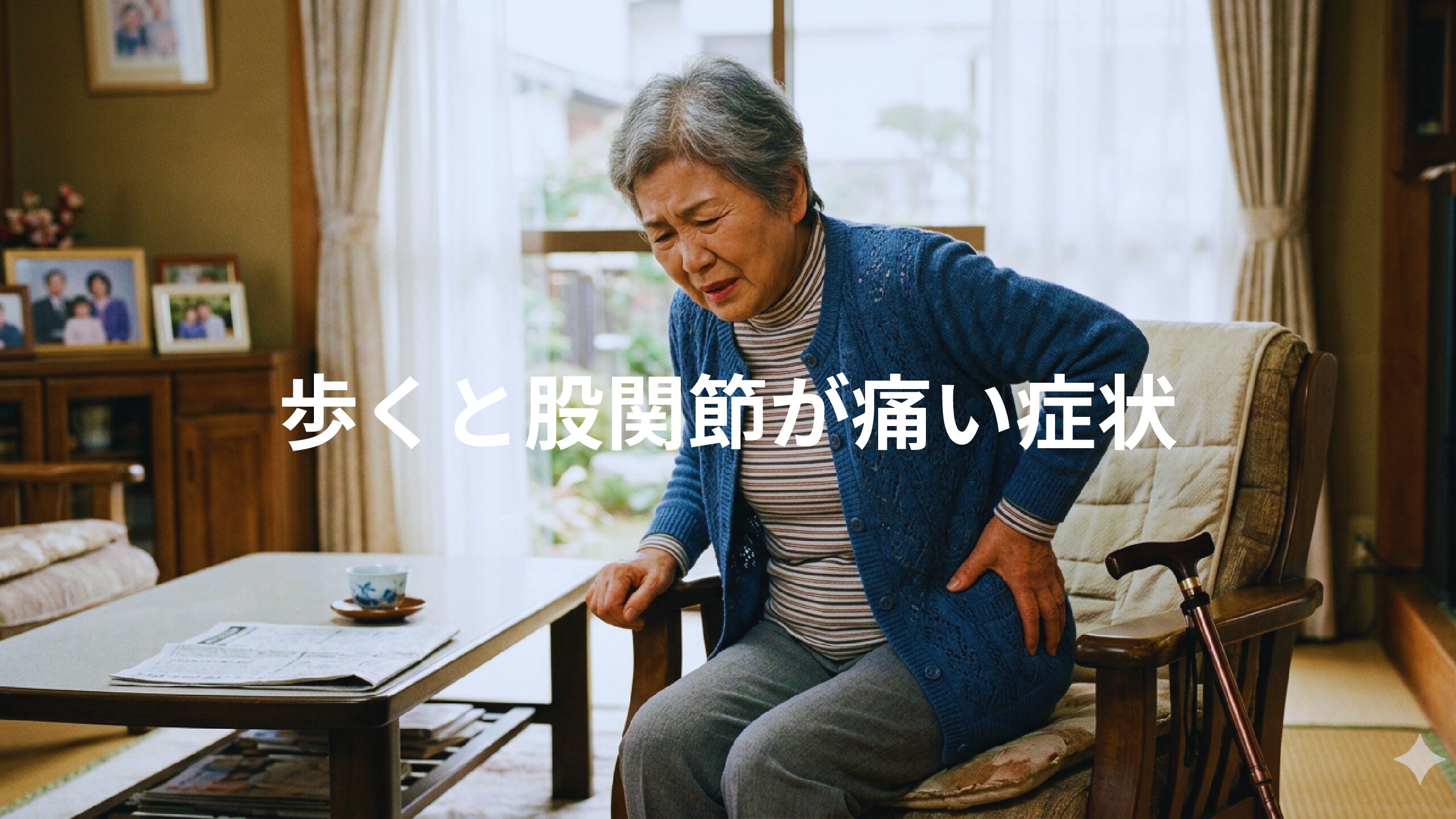 歩くと股関節が痛い症状