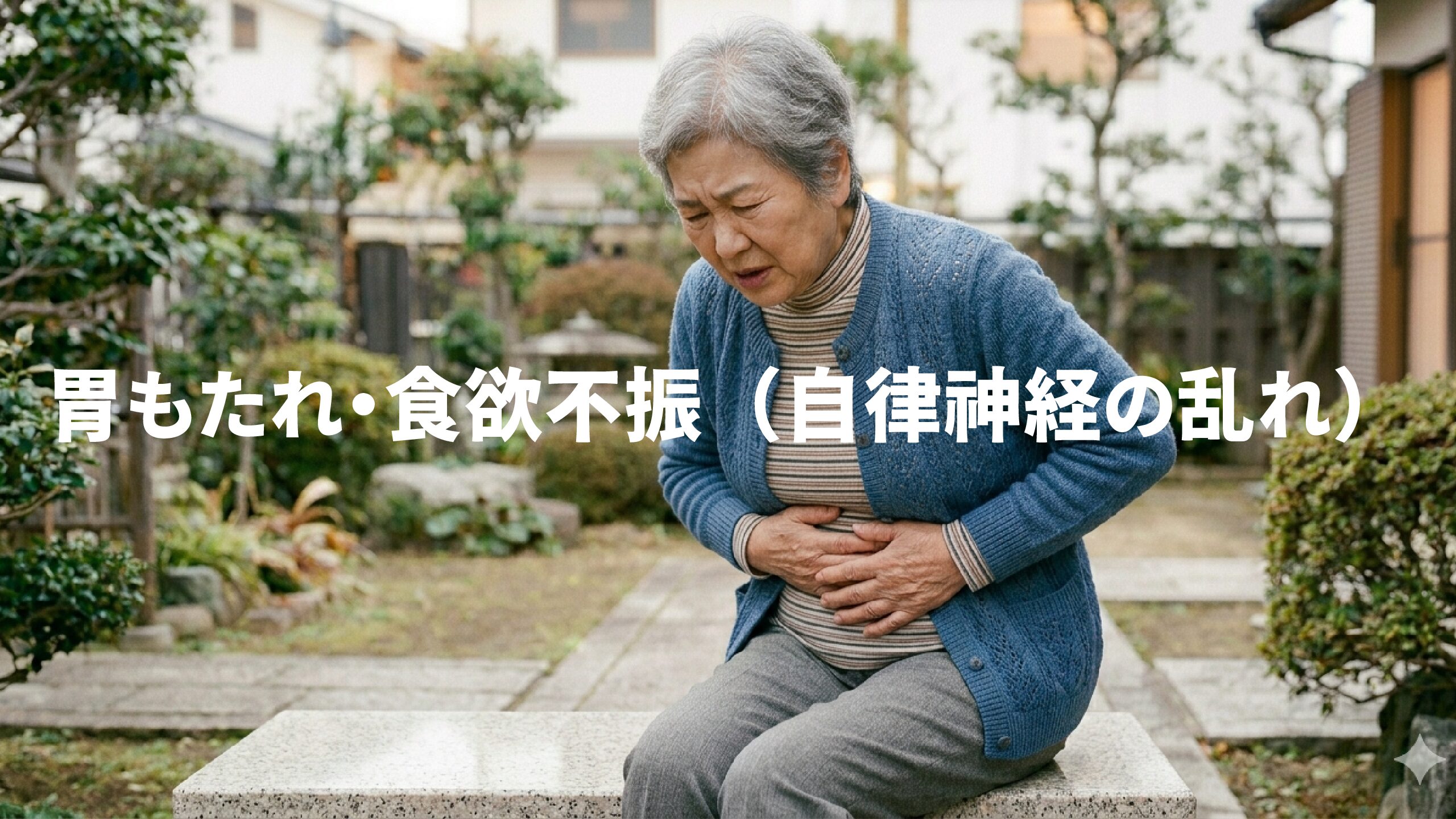 胃もたれ・食欲不振（自律神経の乱れ）