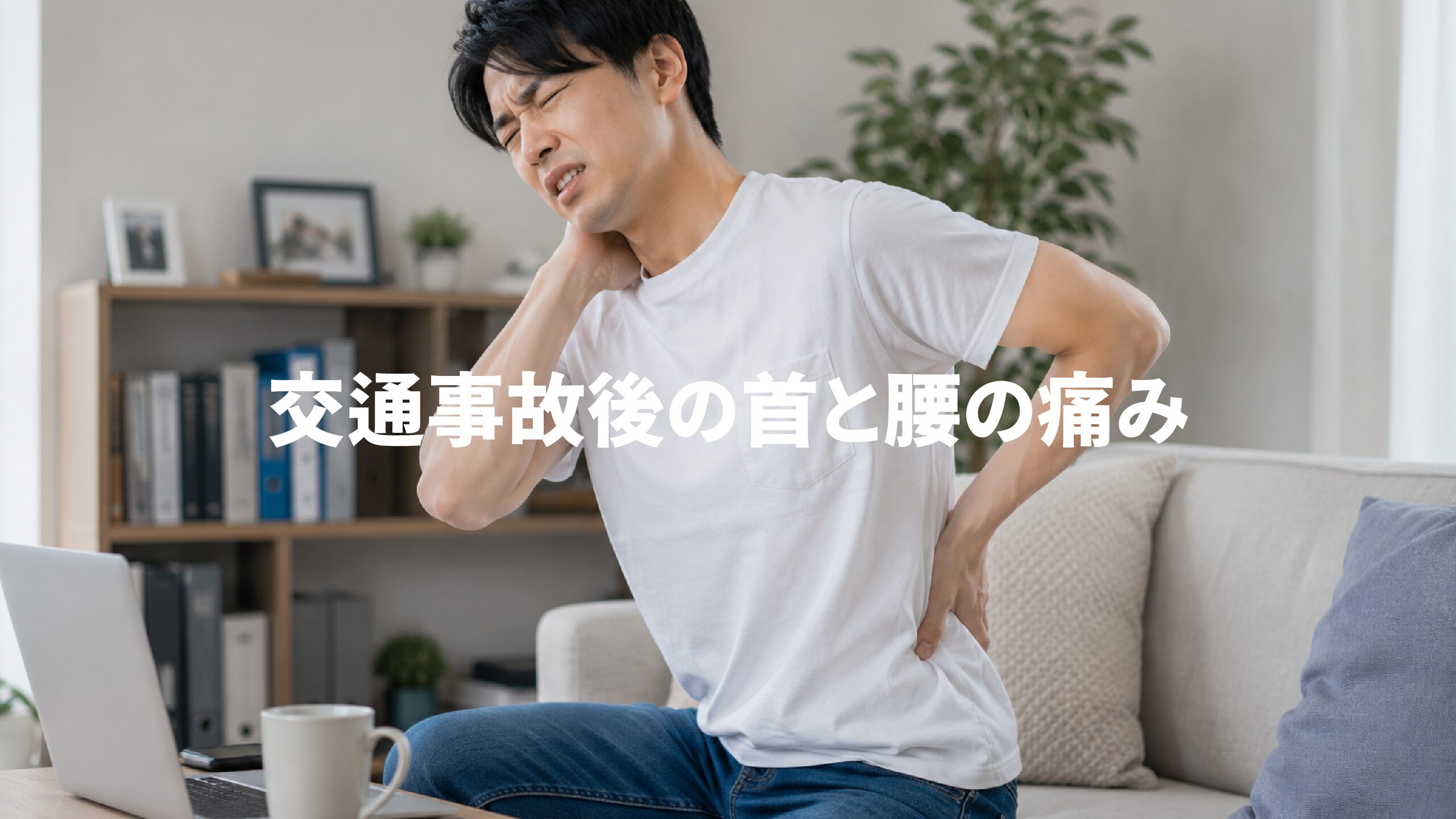 交通事故後の首と腰の痛み