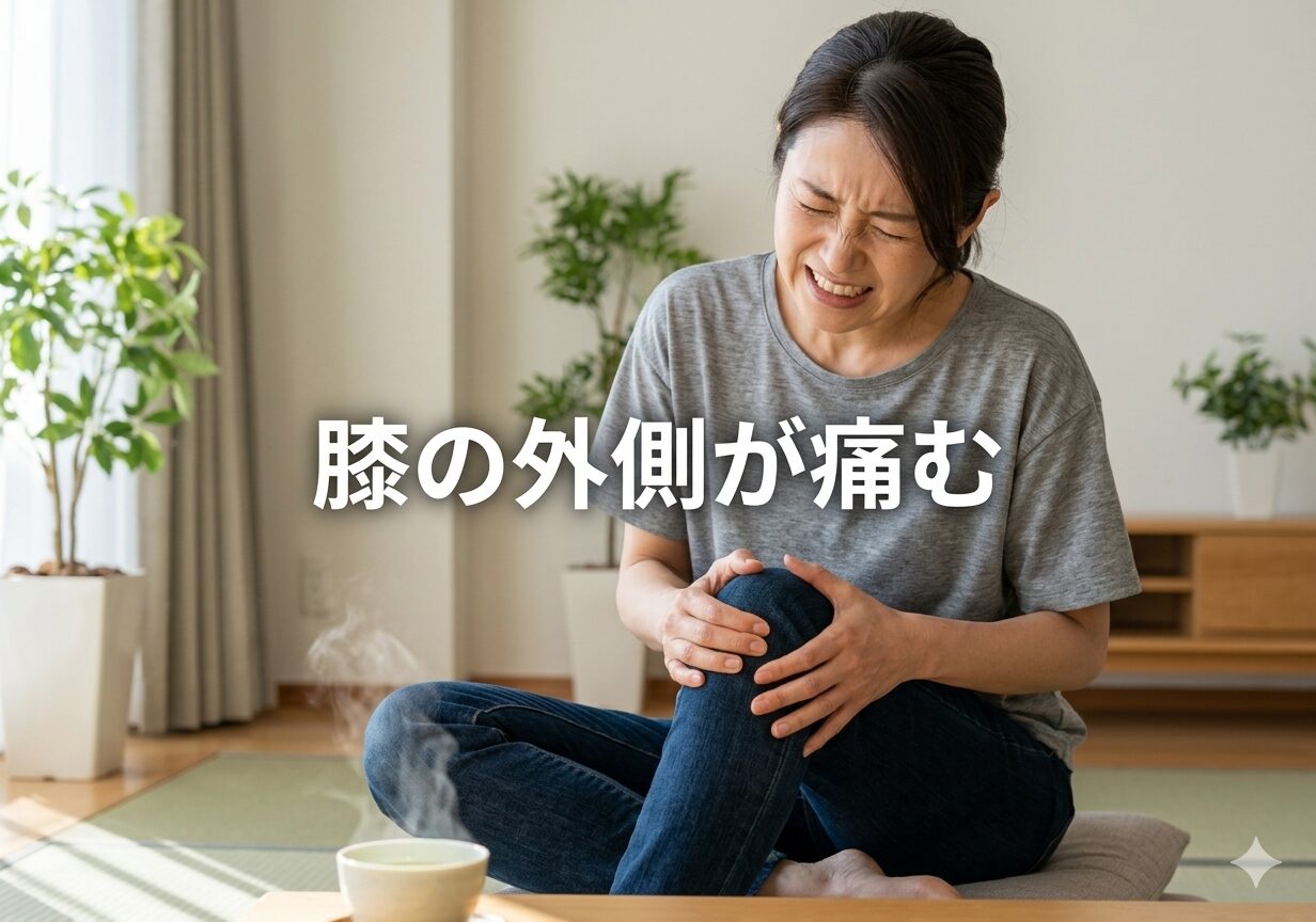 膝の外側が痛む（あぐらができない）