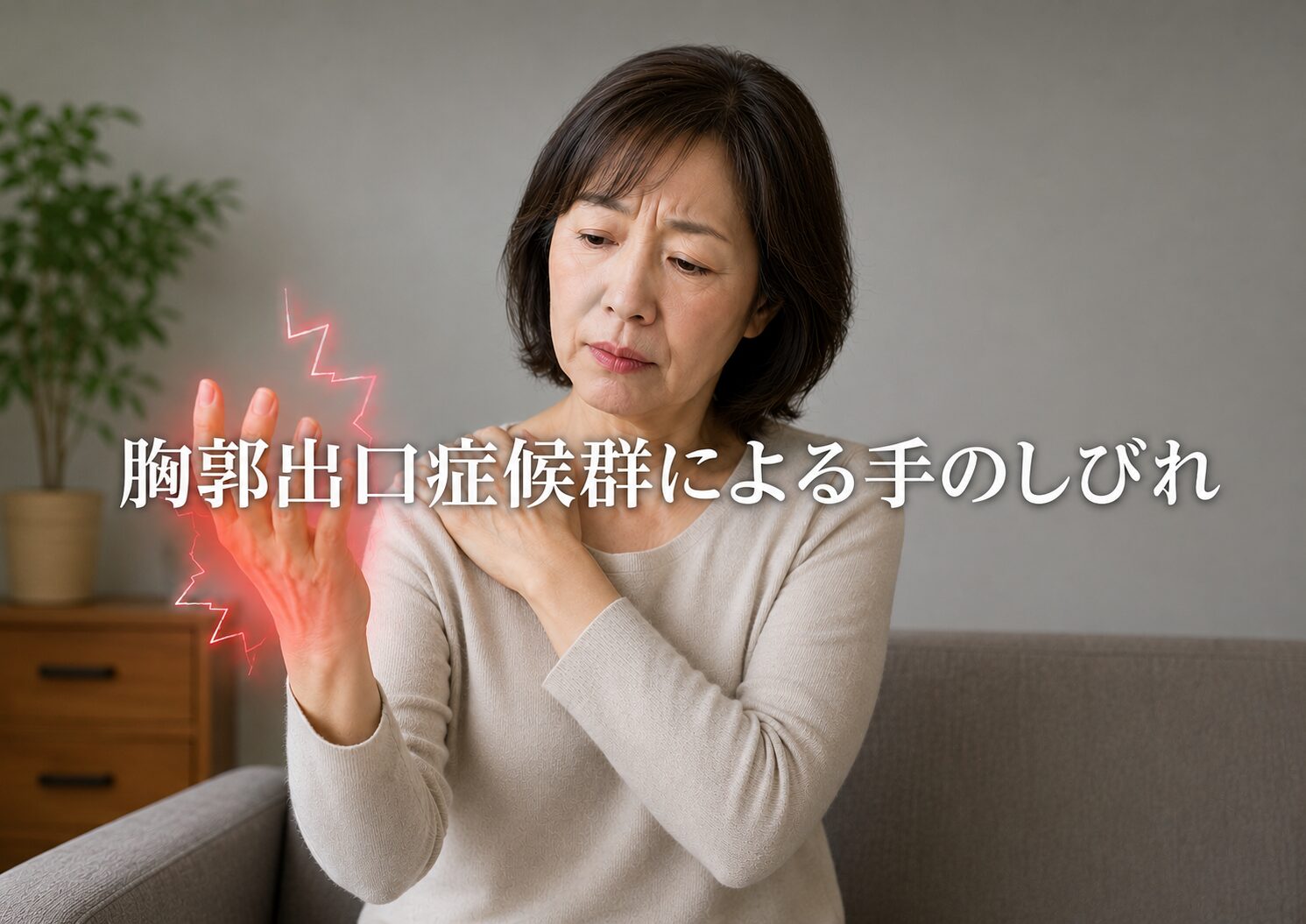 胸郭出口症候群による手のしびれ
