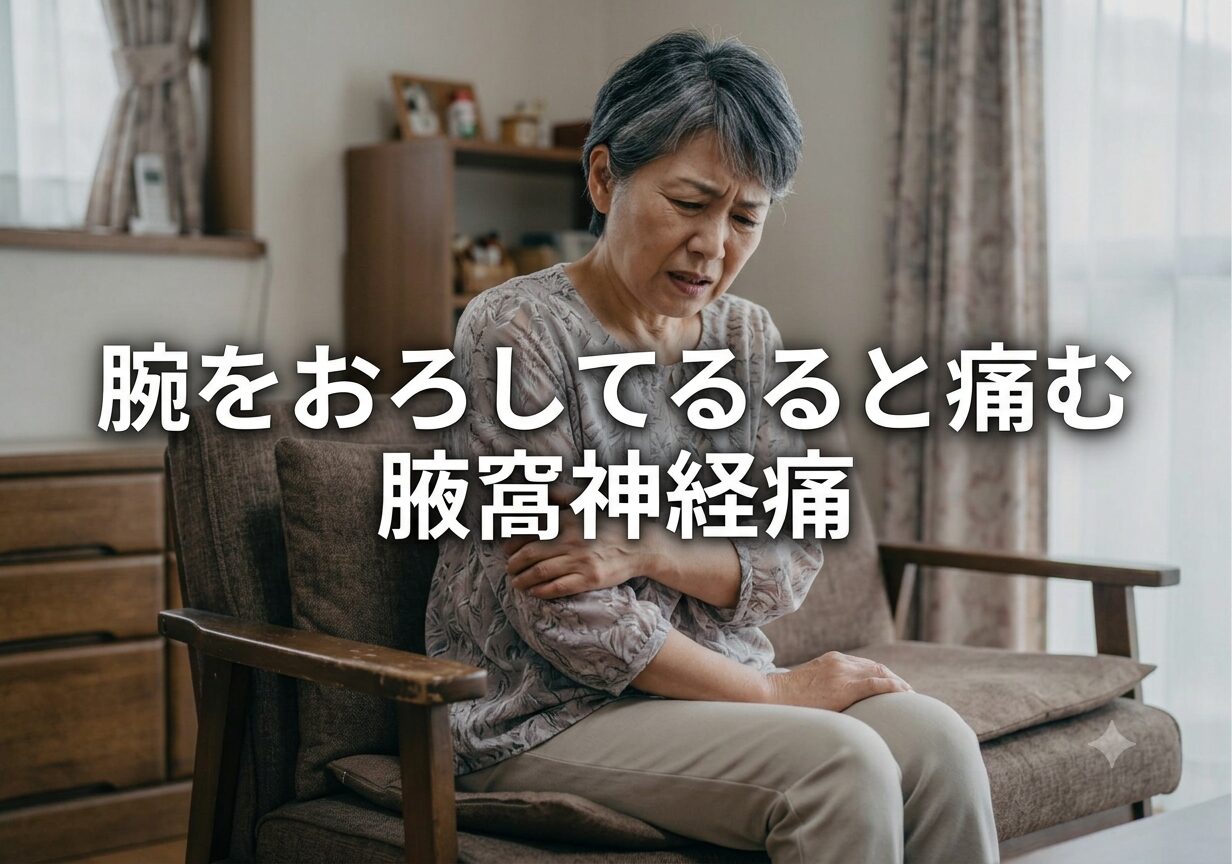 腕をおろしてると痛む腋窩神経痛