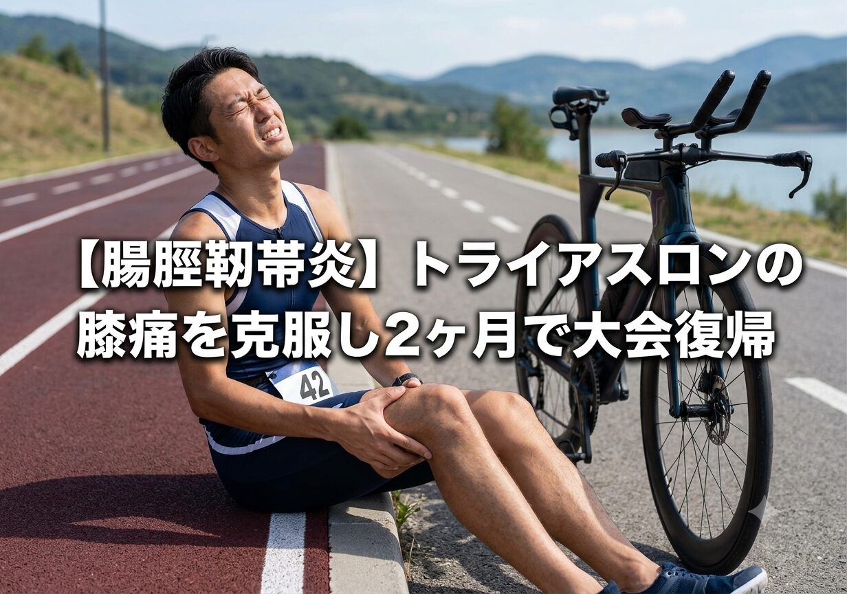 【腸脛靭帯炎】トライアスロンの膝痛を克服し2ヶ月で大会復帰