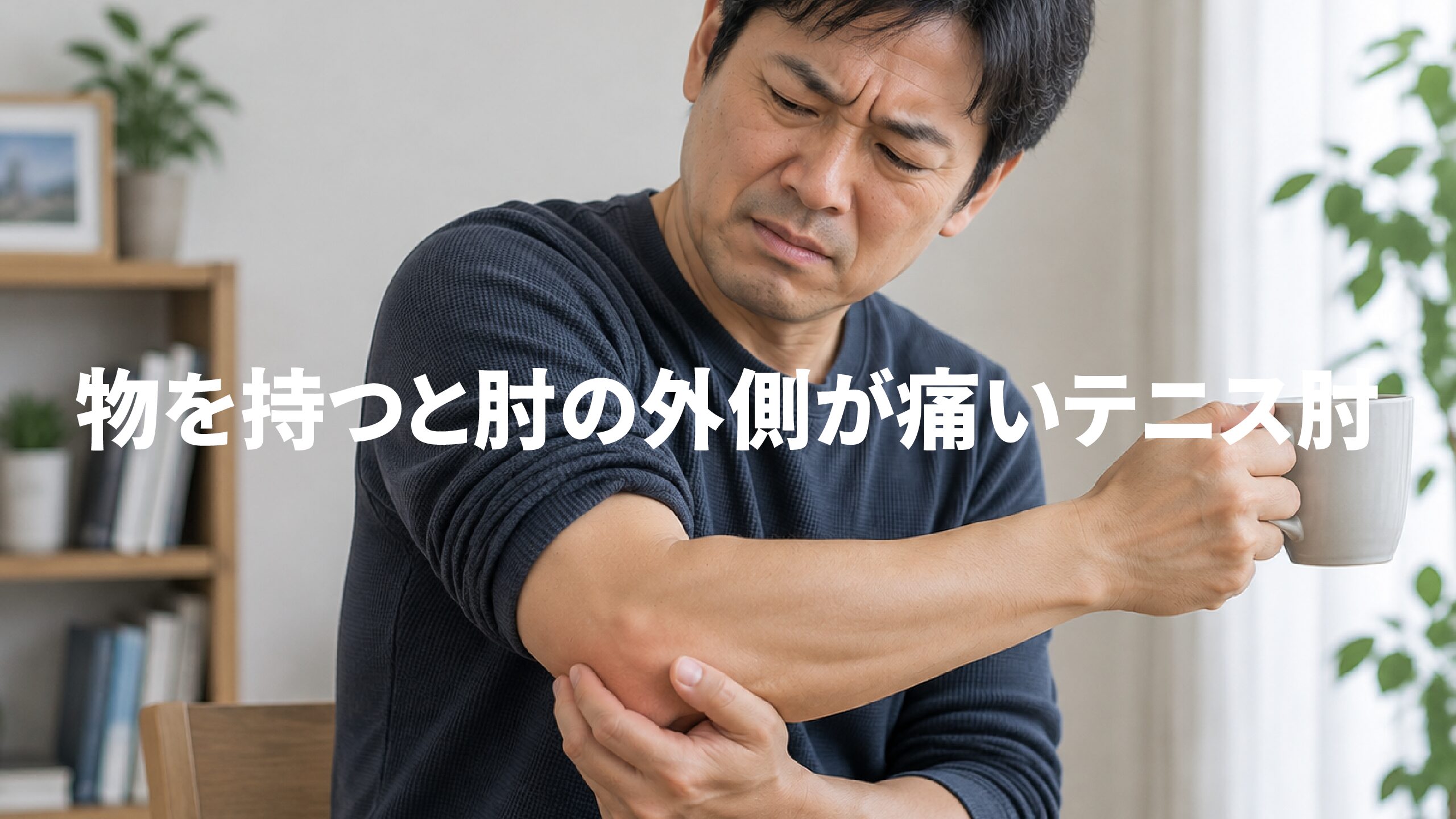 物を持つと肘の外側が痛いテニス肘