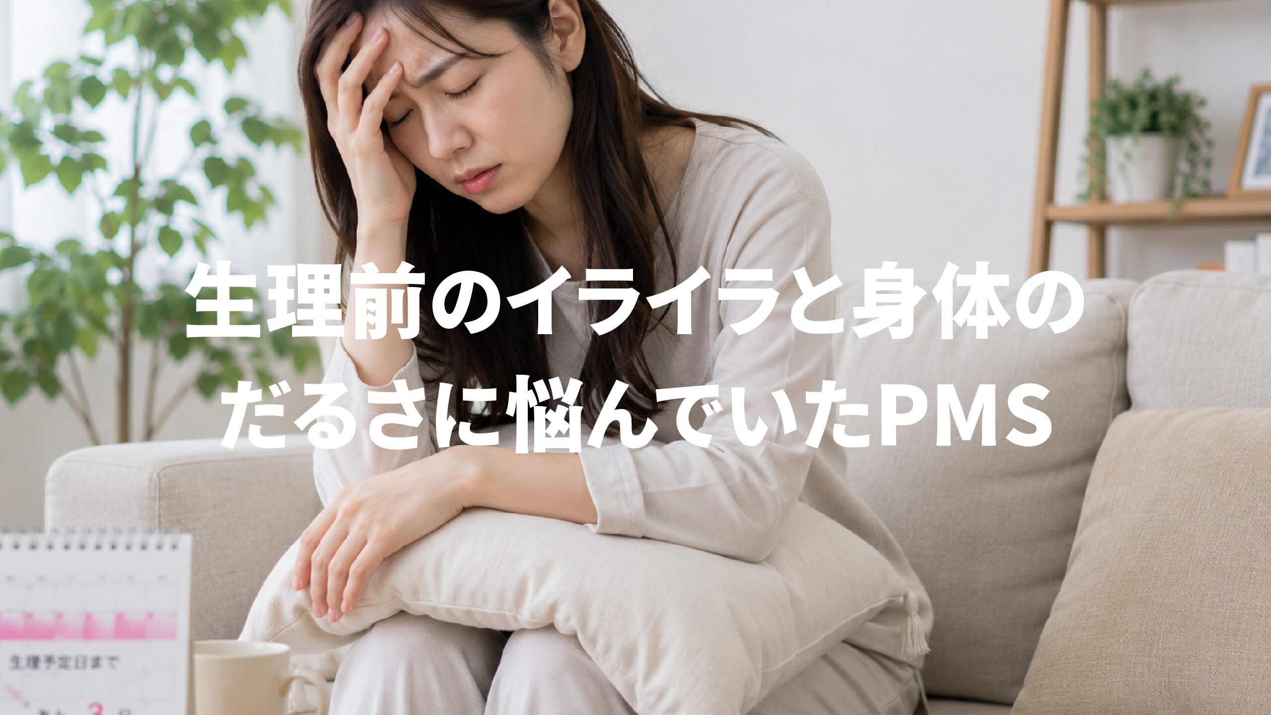 生理前のイライラと身体のだるさに悩んでいたPMS