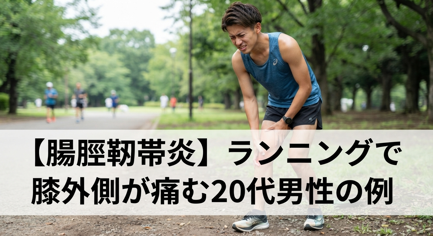 【腸脛靭帯炎】ランニングで膝外側が痛む20代男性の例
