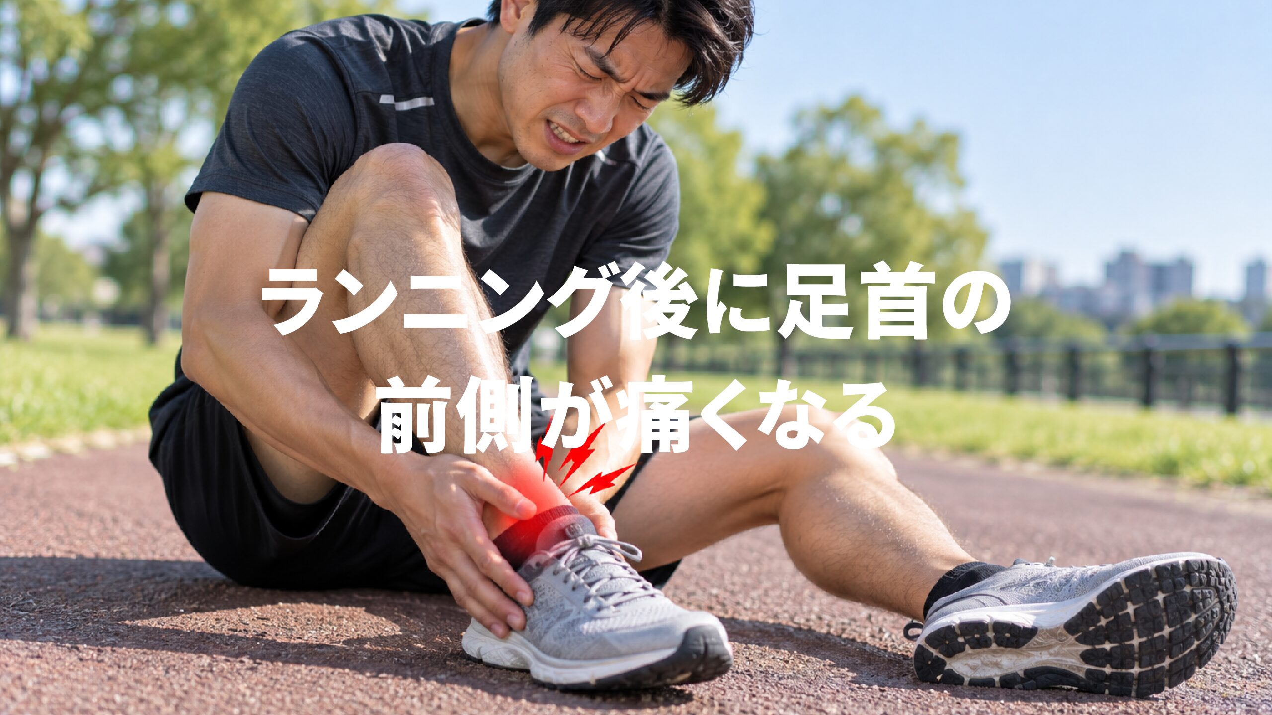ランニング後に足首の前側が痛くなる